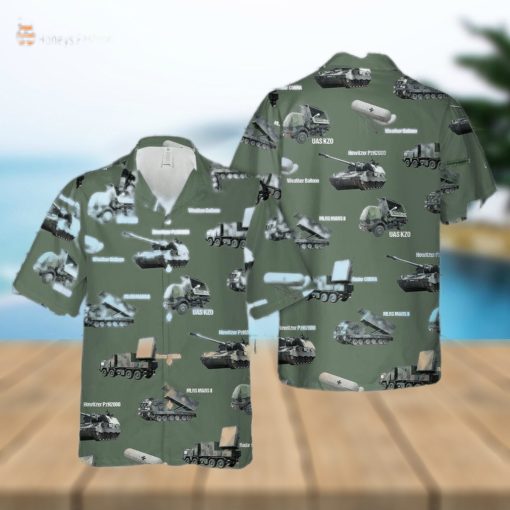 German Artillerys Hawaiian Shirt