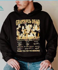 Grateful Dead 58th Anniversary 1965 – 2023 Thank You For The Memories shirt