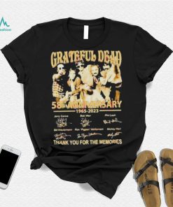 Grateful Dead 58th Anniversary 1965 – 2023 Thank You For The Memories shirt
