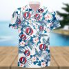 New York Yankees All Over Print Summer Short Sleeve Hawaiian Beach Shirt