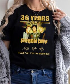 Green Day 36 years 1987 – 2023 thank you for the memories band shirt