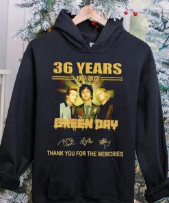 Green Day 36 years 1987 – 2023 thank you for the memories band shirt