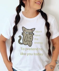 Grumpy cat doesn't like you t shirt