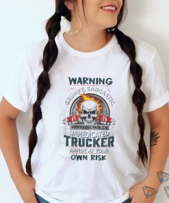 Grumpy trucker truck drivers t shirt