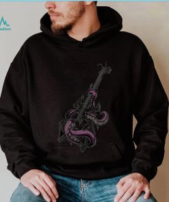 Guitar Evil Octopus art shirt