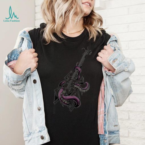 Guitar Evil Octopus art shirt