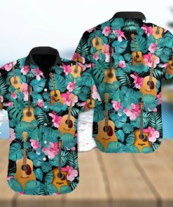 Guitar Tropical Hawaiian Shirt 1