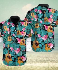 Guitar Tropical Hawaiian Shirt 1