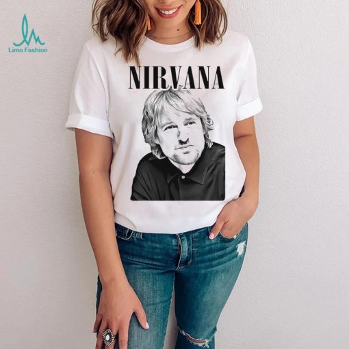 HOT Nirvana Owen Wilson photo shirt