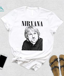 HOT Nirvana Owen Wilson photo shirt