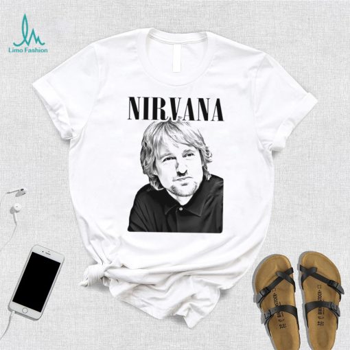 HOT Nirvana Owen Wilson photo shirt