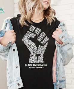 Hand Black Lives Matter Silence Is Violence Shirt