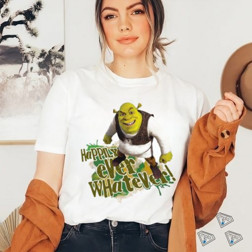 Happily Ever Whatever Shrek cartoon shirt