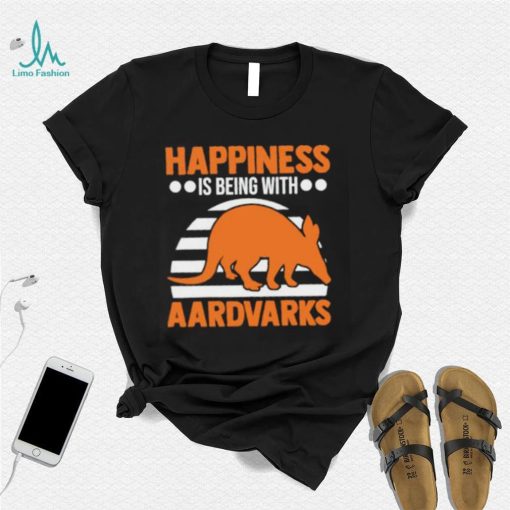 Happiness Is Being With Aardvark Lucky Sunset T Shirt