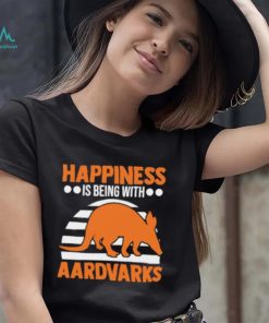 Happiness Is Being With Aardvark Lucky Sunset T Shirt