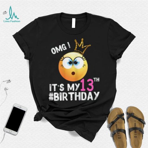 Happy Birthday Shirt Girls 13th Party 13 Years Old Bday T Shirt