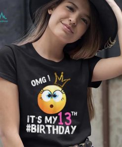 Happy Birthday Shirt Girls 13th Party 13 Years Old Bday T Shirt