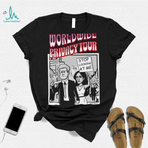 Harry and Meghan Worldwide Tour Worldwide Privacy Tour art shirt