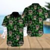 Hawaii Shirt – Green Lets Get High Weed Skull Unisex