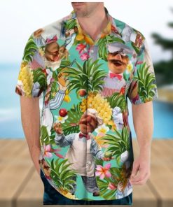 Hawaii Summer Chef Shirt Hawaiian Beach Flowers Shirt