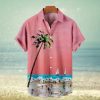 Flamingo Pattern Men’s Hawaiian Short Sleeve Shirt