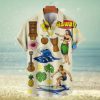 Hawaiian Beach Parrot Short Sleeve Shirt