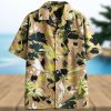 Hawaiian Floral Shirt for Men Short Sleeve Tropical Aloha Shirt Casual Beach Slim Fit Athletic Button Up Tee Tops