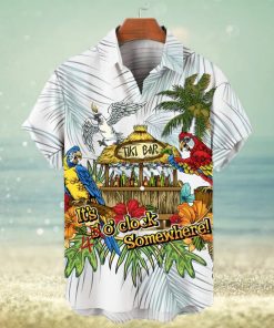 Hawaiian Parrot Party Short Sleeve Shirt