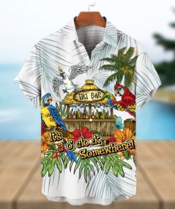 Hawaiian Parrot Party Short Sleeve Shirt