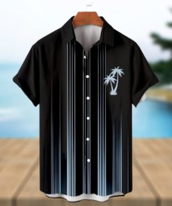 Hawaiian Stripe Coconut Short Sleeve Shirt