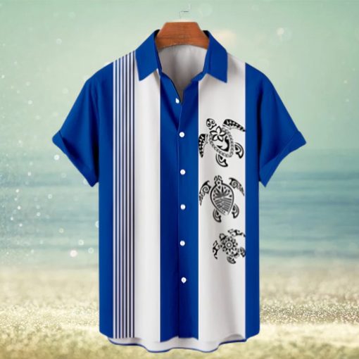 Hawaiian Stripe Short Sleeve Shirt