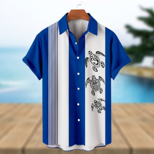 Hawaiian Stripe Short Sleeve Shirt