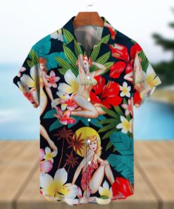 Hawaiian Vintage Pattern Men's Short Sleeve Shirt