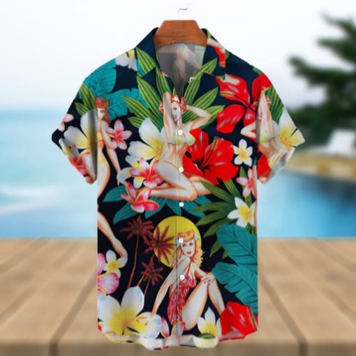 Hawaiian Vintage Pattern Men’s Short Sleeve Shirt