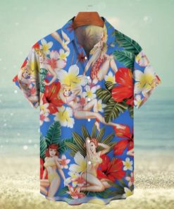 Hawaiian Vintage Pattern Men's Short Sleeve Shirts