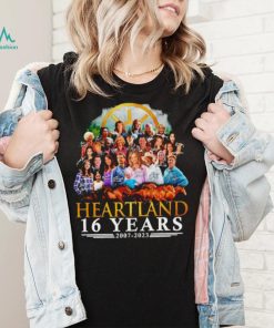 Heartland 16 years 2007 2023 signatures shirt