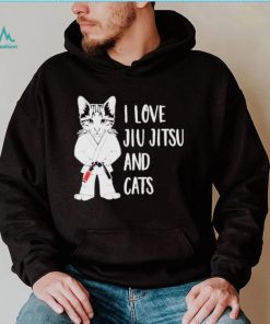 I Love Jiu Jitsu And Cats New Shirt