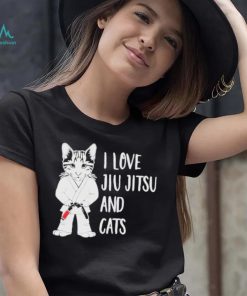 I Love Jiu Jitsu And Cats New Shirt