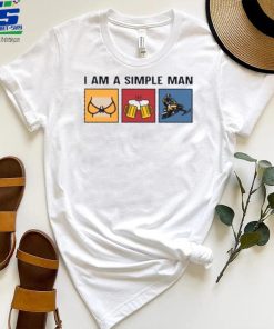 I am a simple man snowmbile beer T Shirt