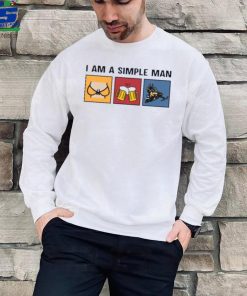 I am a simple man snowmbile beer T Shirt