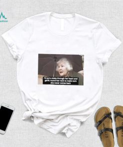 I’d Put A Stake Through Her Heart And Garlic Round Her Neck To Make Sure She Never Comes Back Shirt