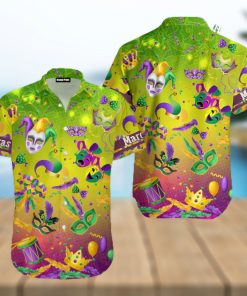 I’m Here For Mardi Gras Mask Hawaiian Shirt