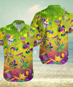 I’m Here For Mardi Gras Mask Hawaiian Shirt