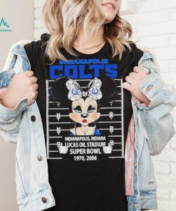 Indianapolis Colts Minnie Mouse Indianapolis Indiana Lucas Oil Stadium Super Bowl 1970 2006 Shirt