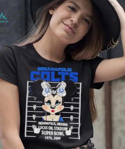 Indianapolis Colts Minnie Mouse Indianapolis Indiana Lucas Oil Stadium Super Bowl 1970 2006 Shirt