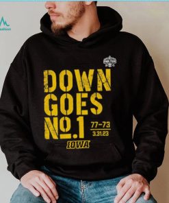 Iowa Basketball Down Goes No. 1 Shirt