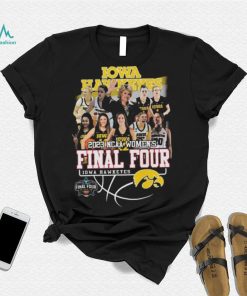 Iowa Hawkeyes all team 2023 Ncaa women’s final four shirt