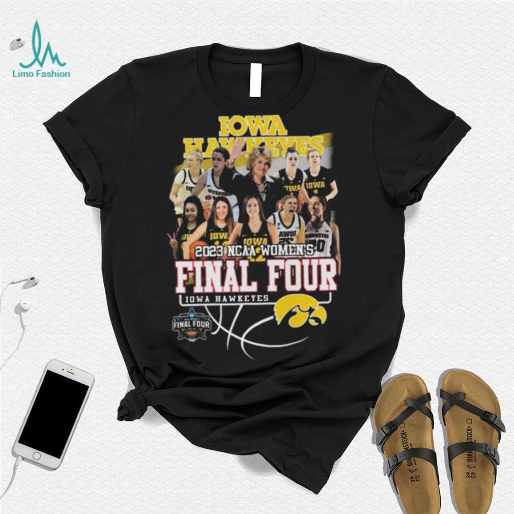 Iowa Hawkeyes all team 2023 Ncaa women’s final four shirt