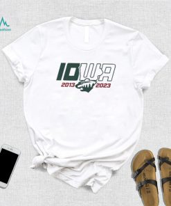 Iowa wild hockey 10 year t shirt