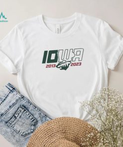 Iowa wild hockey 10 year t shirt